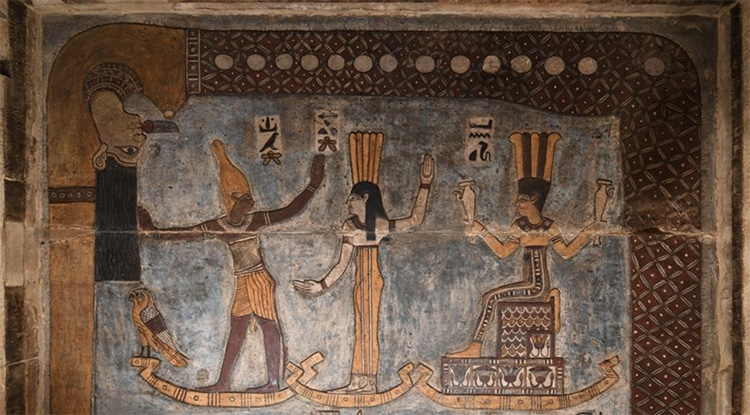 Explore Restored Paintings From an Ancient Egyptian Temple